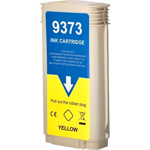 -/ Струйный картридж NV Print 72 (NV-C9373A) Yellow для HP DesignJet T1100, T1120, T1200, T1300,  T610, T620, T770, T790, T2300, T795 (130 мл) фото 1