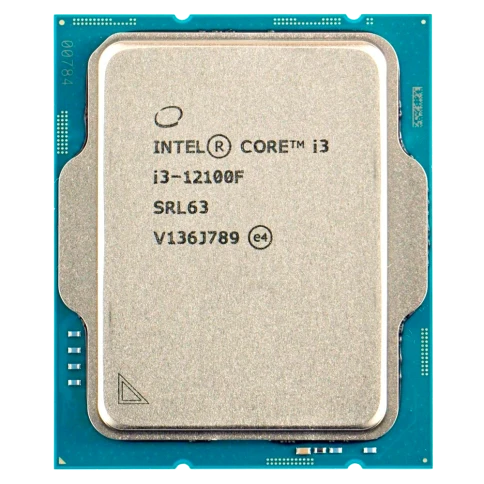 Процессор/ CPU LGA1700 Intel Core i3-12100F (Alder Lake, 4C/8T, 3.3/4.3GHz, 12MB, 58/89W) OEM фото 1