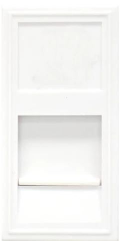 Donel Розетка DEC RJ45 UTP кат.5e, 1мод., бел. (22.5х45мм) фото 1
