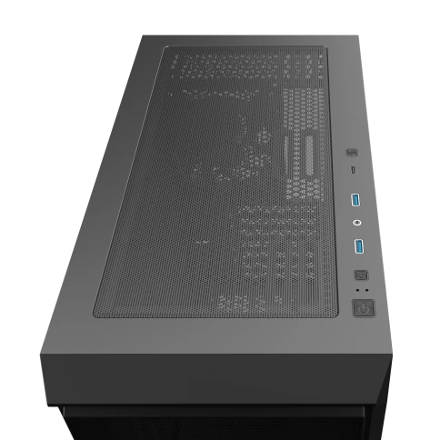 Корпус без блока питания/ Case Raijintek ARCADIA 41-MS4, Midi-Tower, TG, 1x120mm + 3x120mm ARGB, 2xUSB-A 3.0 + 1xUSB-C, ATX, mATX, mITX Black фото 5