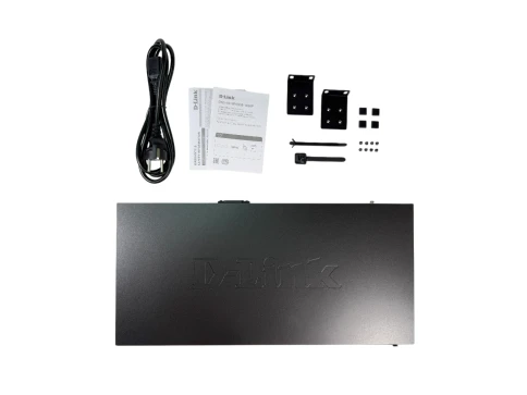Коммутатор/ Конфигурируемый PoE-коммутатор, 24x1000Base-T PoE, 2x1000Base-X SFP, PoE-бюджет 240 Вт, дальность PoE до 250 м, DIP-переключатель, корпус металл фото 4