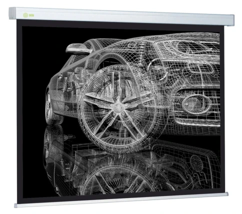 Экран Cactus 213x213см Wallscreen CS-PSW-213x213 1:1 настенно-потолочный рулонный белый фото 1