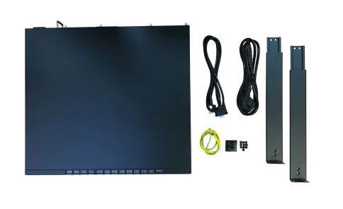 Коммутатор/ Управляемый L3 коммутатор, 24х10GBase-X SFP+, 2х100GBase-X QSFP28, консольный порт RJ-45, комплект для установки в 19" стойку фото 4