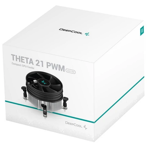 Кулер Deepcool Theta 21 PWM Soc-1700/1851 серебристый/черный 4-pin 30.2dB Al 95W 256gr Ret (DP-ICAP-T21P-17) [DP-ICAP-T21P-17] фото 9