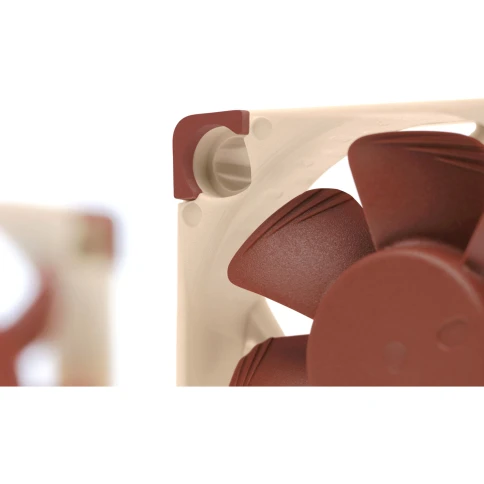 Кулер для корпуса/ Case Cooler Noctua NF-A4x10 5V PWM (40x40x10mm, 4-pin PWM, 5.2CFM, 19.6dBA, 5000RPM, Beige/Brown) фото 5
