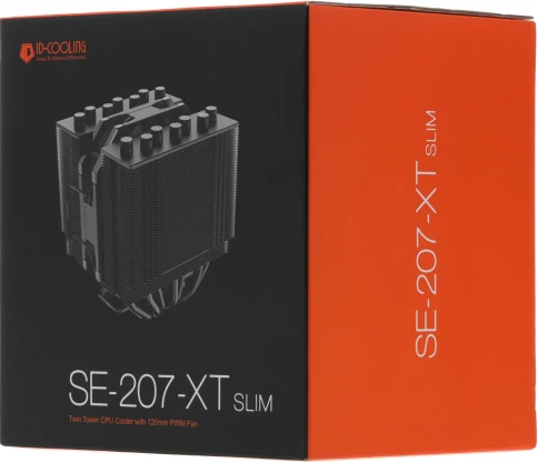 Кулер ID-Cooling SE-207-XT SLIM Soc-AM5/AM4/1151/1200/2066/1700 черный 4-pin 15-35dB Al+Cu 220W 760gr Ret [SE-207-XT SLIM] фото 3