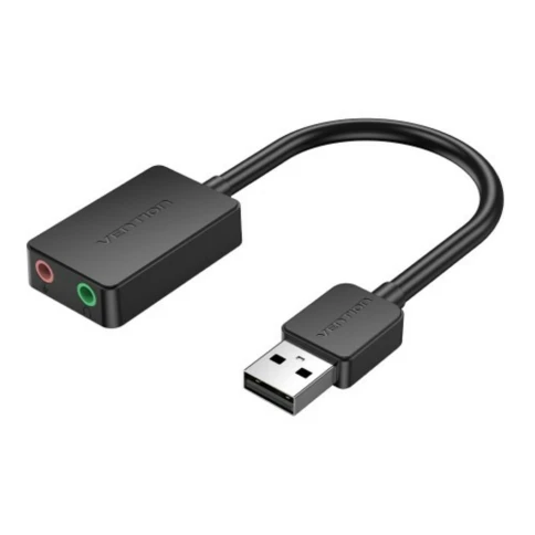 Внешняя звуковая карта Vention USB Черная, шт. фото 1
