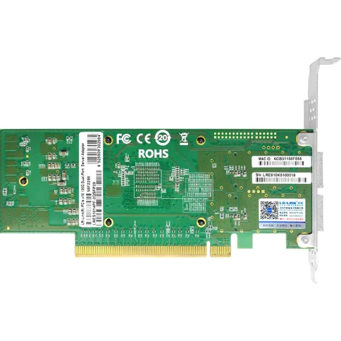 Сетевая карта/ PCIe x16 100G Dual Port QSFP28 Server Network Card фото 6