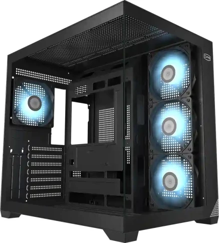 Корпус PcCooler C3T700 ARGB BK черный без БП ATX 8x120mm 5x140mm 2xUSB3.0 audio bott PSU фото 4