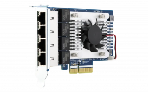 Сетевая карта/ QNAP QXG-5G4T-111C Quad Port 5 GbE RJ-45 Network Card, PCIe Gen3 x4 фото 3