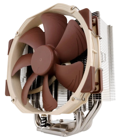 Кулер для процессора/ CPU Cooler Noctua NH-U14S (162W, 4-pin PWM, 165mm, Al/Cu, 6x6mm, 1x140x140x25mm, 82.52CFM, 24.6dBA, 1500RPM, S: 1851/1700/1200/115X/2011/2066, AM5/AM4, Beige/Brown) фото 1