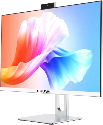 Моноблок/ Chuwi Unitech 24   23.8"(1920x1080 IPS (100Hz))/AMD Ryzen 5 6600H(3.3Ghz)/16384Mb/512PCISSDGb/Int:AMD Radeon 660M/Cam/BT/WiFi/war 1y/4.15kg/White+Silver/Win11Pro фото 3