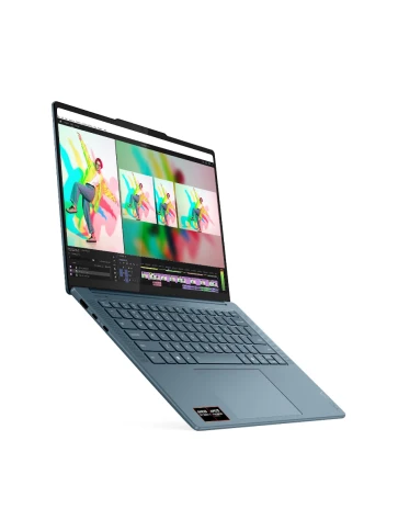 Ноутбук/ Lenovo Yoga Pro 7 14ASP10 14.5"(2944x1840 OLED)/AMD Ryzen AI 9 365(2Ghz)/32768Mb/1024PCISSDGb/noDVD/Int:AMD Radeon 880M/Cam/BT/WiFi/84WHr/war 1y/1.54kg/tidal teal/noOS + 100W, RU kbd фото 10
