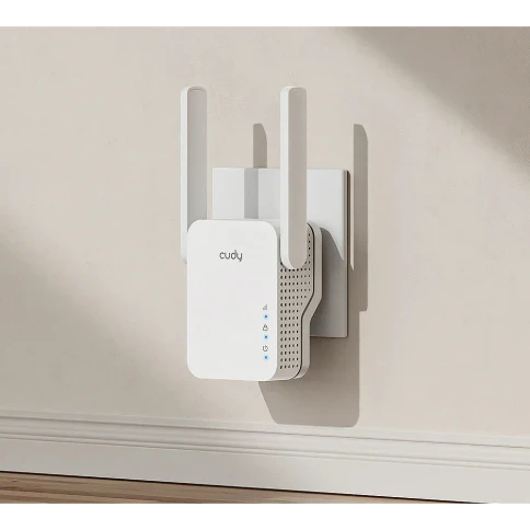 Усилитель Wi-Fi/ N300 Wi-Fi Mesh Repeater, AP mode,  300Mbps at 2.4GHz, 802.11/b/g/n,  1 10/100Mbps Port,  WPS button, Intelligent Signal Light, Access Control, LED control, Cudy APP фото 6