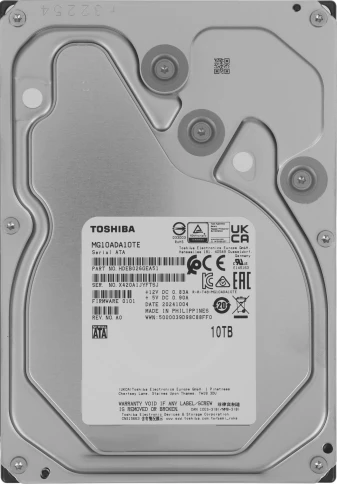 Жесткий диск Toshiba SATA-III 10TB MG10ADA10TE Server Enterprise Capacity 512E (7200rpm) 512Mb 3.5" фото 1