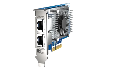 Сетевая карта/ QNAP QXG-10G2T-X710 LAN Expansion Card, PCIe Gen3 x4, Two 10GbE (10G / 5G / 2.5G / 1G / 100M)) Ports with SR-IOV and iSCSI, Block-based, Supports Multiple Virtual Disk Modes фото 5