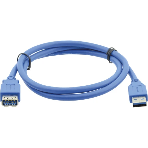 Кабель USB-A 3.0 вилка-розетка, 1,8 м фото 1