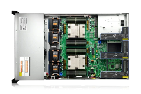 Серверная платформа/ Gooxi SR201-D08R-G2 2u 8 bay platform with direct backplane, based on  AMD 9004; 2x 2.5" rear SAS/SATA; 2x 2.5" rear NVMe;  2xPCIe 4.0x16; 4xPCIe 4.0x8; 2x1300W psuRAIL kits; EU power cables фото 3