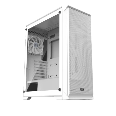 Корпус без блока питания/ Case Raijintek ARCADIA 41, Midi-Tower, TG, 1x120mm, 2xUSB-A 3.0 + 1xUSB-C, ATX, mATX, mITX White фото 1