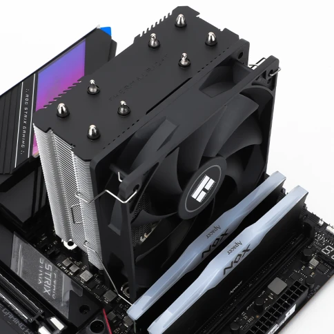 Кулер для процессора/ CPU Cooler Thermalright Assassin X 120 Refined SE (4-pin PWM, 148mm, Ni/CU, 4x6mm, 1x120mm, 66.17CFM, 25.6dBA, 1550RPM, S: 1700, 1200, 115X, AM5, AM4) фото 5