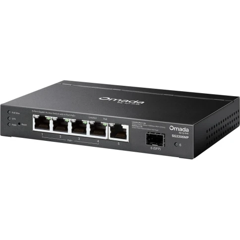 Коммутатор/ Omada Access 6-Port Gigabit Switch with 4-Port PoE+ фото 3
