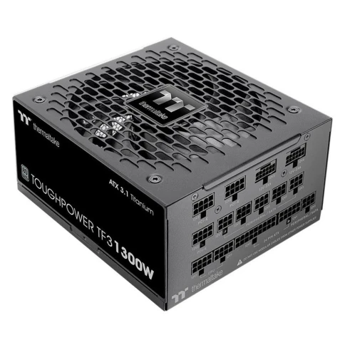 Блок питания Thermaltake ATX 1300W Toughpower TF1300 80+ titanium 24pin APFC 140mm fan color LED 12xSATA Cab Manag RTL фото 7