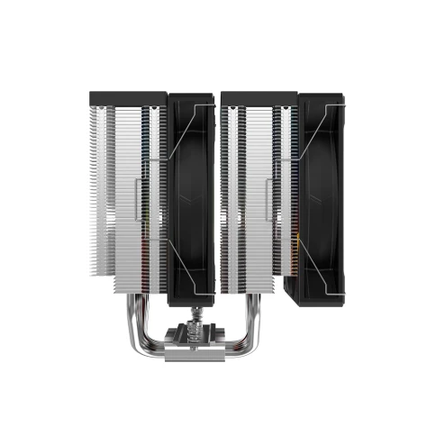 Кулер для процессора/ CPU Cooler SAMA A60L (265W, 4-pin PWM, 156.5mm, 6x6mm, ARGB, 2x120mm, 78CFM, 29dBA, 2200RPM, S: 1851/1700/1200/115X, AM5/AM4, silver) фото 7