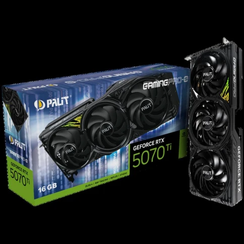 Видеокарта PCIE16 RTX5070TI 16GB PA-RTX5070Ti GAMINGPRO-S 16GB PALIT фото 11