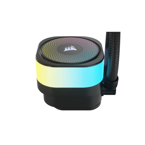 Система жидкостного охлаждения/ Water Cooling System Corsair iCUE LINK TITAN 240 RX RGB (240mm, Black, RGB/ Fans: 2x120mm, 73.5CFM, 36dBA, 2100RPM/ S: 1851, 1700, AM5, AM4) фото 2