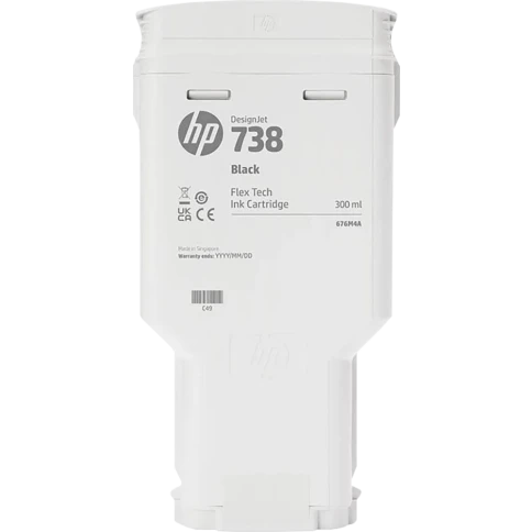 Картридж HP 738 498N8A 300-ml Black DesignJet Ink Cartridge фото 2