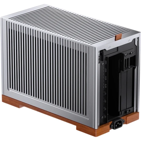 Корпус без блока питания/ Case JONSBO T9, Micro-Tower, no fan, 1xUSB-C 3.2, SFX PSU Support, mITX Silver фото 3