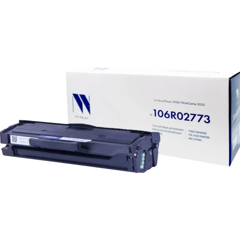 -/ Тонер-картридж NVP NV-106R02773 для Xerox Phaser 3020/WorkCentre 3025 (1500k) фото 2