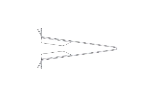 Divider with opening for laying Systeme Electric cables, on the roof of Uniprom Rack cabinets 600mm wide, 2 pcs. фото 12