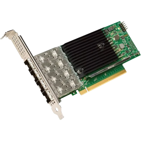Сетевая карта/ Intel® Ethernet Network Adapter E810-XXVDA4, 4xSFP28 ports, 25GbE, PCI-E x16 gen3/gen4, iWARP/RoCEv2, IEEE 1588 PTP, ADQ, iSCSI, NFS, VMDq. PCI-SIG* SR-IOV Capable фото 1