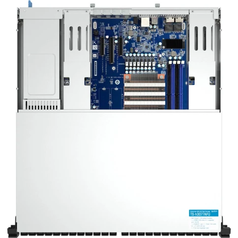 Сетевое хранилище без дисков/ ENTERPRISE QNAP TS-h3077AFU-R7-64G QuTS hero NAS, AMD Ryzen 7 7000 8-c/16t processor, up to 5.3 GHz, 64 GB UDIMM DDR5 (2x 32 GB) up to 128 GB (4 x 32 GB), 30-bay x 2.5-inch for SATA SSD, 2x10 GbE, 2x2.5 GbE, 3xPCIe Slot, 2xUS фото 8
