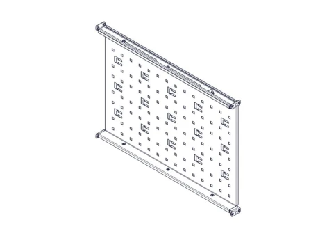 Fixed shelf Systeme Electric, Uniprom series, 1U, 650mm, 120kg фото 3