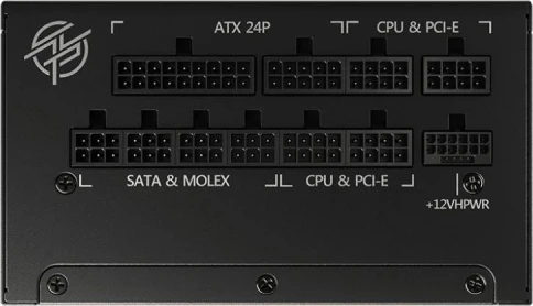 Блок питания ПК/ Power Supply MSI MAG A1250GL PCIE5, 1250W 80+ Gold (ATX, 3.1, PCIe 5.1, Full modular, 1x24(20+4)pin, 2xCPU 8(4+4)pin, 4xPCIe*2 8(6+2)pin, 1x12V-2x6, 15xSATA3, 4xMOLEX4pin, Active, 135x135mm, 150x150x86mm, APFC, black) фото 4