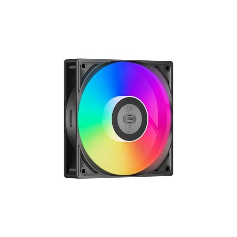 Система охлаждения/ Water Cooling System PCCooler DA360 Pro ARGB Digital BK (300W, 360mm, LED temp., Black, ARGB/ Fans: 3x120mm, 75.8CFM, 33.7dBA, 2200RPM/ Pump height 57mm, 28dBA, 3000RPM, Rad thickness 27mm/ S: 1851, 1700, 1200, 20XX, 115X, AM5, AM4) фото 3
