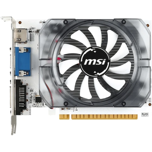 Видеокарта/ VGA MSI NVIDIA GeForce GT N730-2GD3V3 2GB, DDR3/128-bit, PCIe 2.0, 1xD-Sub, 1xHDMI 1.4, 1xDVI-I, 1-slot фото 2