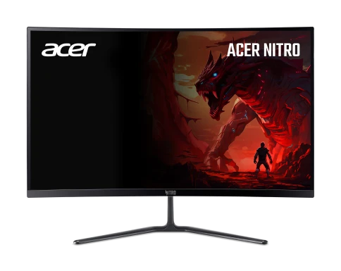 Монитор/ ACER Nitro ED270UX6bmiipx 27'', ZeroFrame, Curved 1500R, Black, 16:9, VA, 2560x1440, 1 / 0,5 (GTG, Min.)ms, 250cd, 220Hz, 2xHDMI(2.1) + 1xDP(1.4) + SPK + Audio Out, Speakers 2Wx2, sync: FreeSync Premium, hdr: HDR 10, Vesa:75x75 фото 4