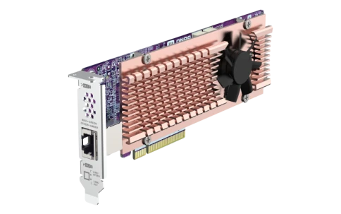 Карта расширения/ QNAP QM2-2P410G1T 2x M.2 22110/2280 NVMe SSD expansi фото 1
