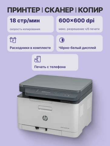 Лазерное МФУ/ HP Color Laser MFP 178nw фото 3