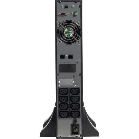 8769 Источник бесперебойного питания SKAT-UPS 2000-RACK-ON-4X9-E P3 2000ВА/2000 Вт, 2U, On-Line, синус, встр. АКБ 48В (4x9Ач), 8хC13, USB, RS232, RS485, параллельный порт, слот для карт (SNMP, реле), EPO, ШхГхВ 440х455х88, масса 22.7 кг фото 6
