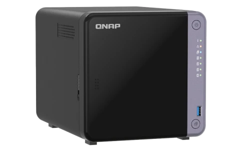 Сетевое хранилище без дисков/ SMB QNAP TS-432X-4G 4-bay 3.5" desktop NAS, AL524 4C 2.0GHz, 4GB DDR4 RAM (max 16GB), 1 x 10GbE SFP+, 2 x 2.5GbE, 1 x PCIe Gen3, 2 x USB 3.2 Gen1 фото 2