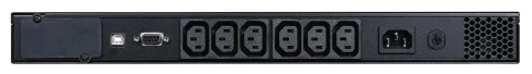 ИБП SPR-500, линейно-интерактивный, 500 ВA, 400 Вт, 6 розеток IEC320 C13 с резервным питанием, USB, RS-232, слот под SNMP карту, защита RJ45, батареи 2 штуки 6Вх7Ач, ШхГхВ 428x335x44 мм, 8.9 кг/ UPS SPR-500, line-interactive, 500 VA, 400 W, 6 IEC320 C13 o фото 3