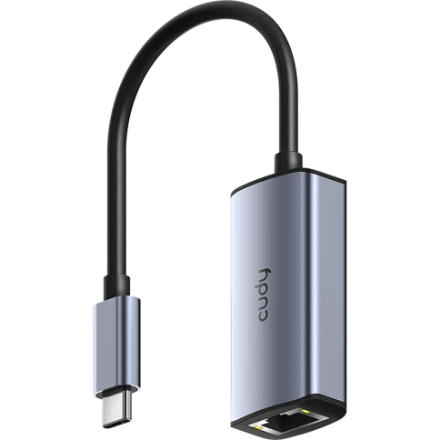 Адаптер/ Aluminum Portable USB-C to 2.5G Ethernet Adapter, Compatible with Laptop, MacBook, Surface, PC with Windows, XP, Mac/Linux and more фото 1
