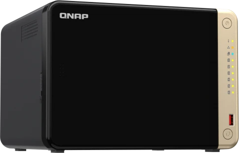 Сетевое хранилище без дисков/ SMB QNAP TS-664-8G NAS 6 HDD trays, 4-core Intel Celeron N5105/N5095 2.0-2.9 GHz, 8 GB RAM , 2x2.5 Gigabit Ethernet , 2xUSB 3.2 Gen 2 (10Gbps), 2xUSB 2.0 port, 1xHDMI, 2xM.2 PCIe Gen 3 x1 slots фото 4