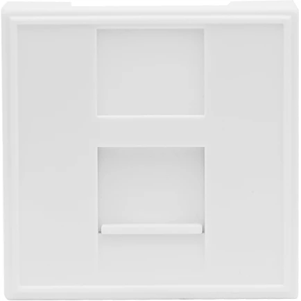 Donel Розетка DEC RJ45 UTP кат.6, 2мод., бел. (45х45мм), серия (тип) DEC фото 1