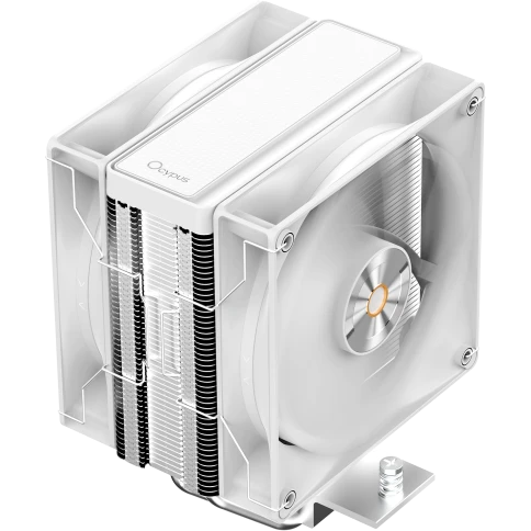 Кулер для процессора/ CPU Cooler Ocypus Delta A40 Elite WH Dual FAN (220W, 4-pin PWM, 156.7mm, Al/Cu, 4x6mm, 2x120mm, 73CFM, 29dBA, 2000RPM, S: 1851/1700/1200/115X, AM5/AM4, white) фото 1