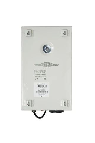 Стабилизатор POWERMAN AVS 500S, ступенчатый регулятор, цифровые индикаторы уровней напряжения, 500ВА, 140-260В, максимальный входной ток 5А, 1 евророзетка, IP-20, навесного исполнения, 290мм х 175мм х 68мм, 2,42 кг./ Stabilizer POWERMAN AVS 500S, step-typ фото 2
